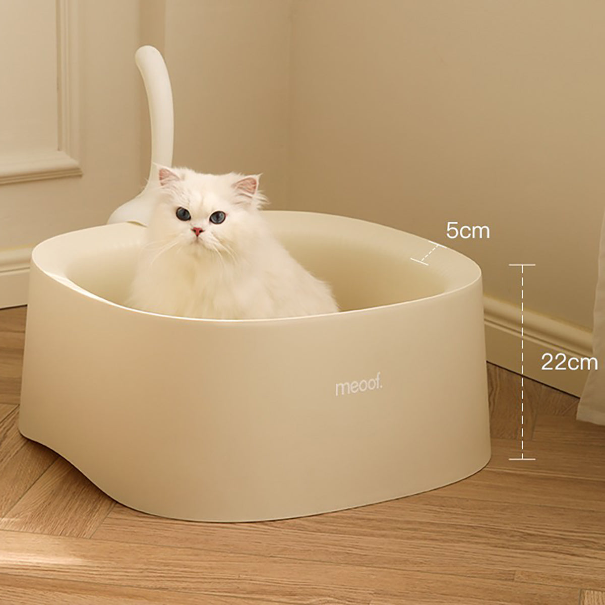 Meoof Open Cat Litter Box