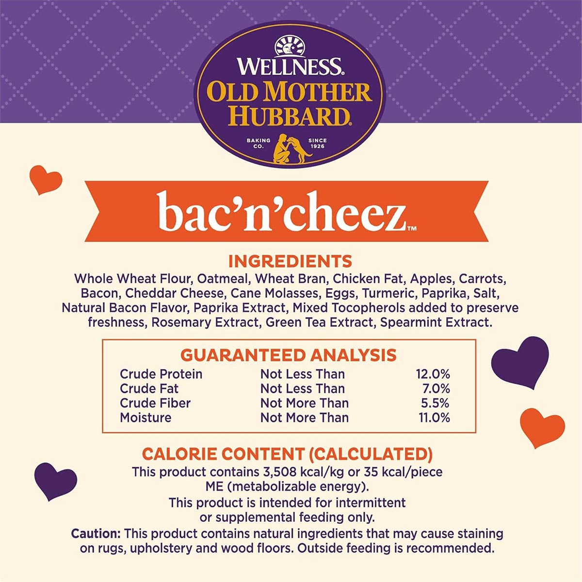 Old Mother Hubbard Bac N Cheez Small Dog Treats
