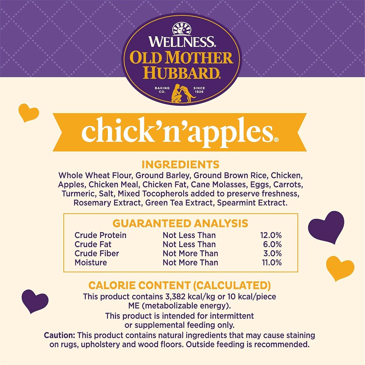 Old Mother Hubbard Chick n Apples Mini Dog Treats