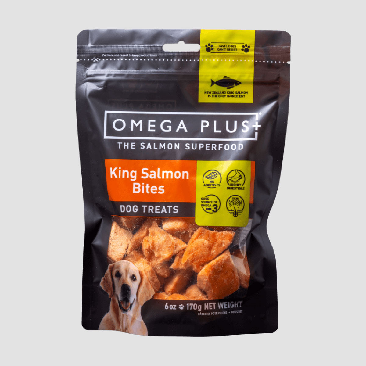 OMEGA PLUS King Salmon Bites Dog Treats