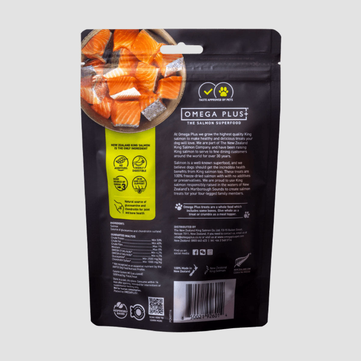 OMEGA PLUS King Salmon Bites Dog Treats