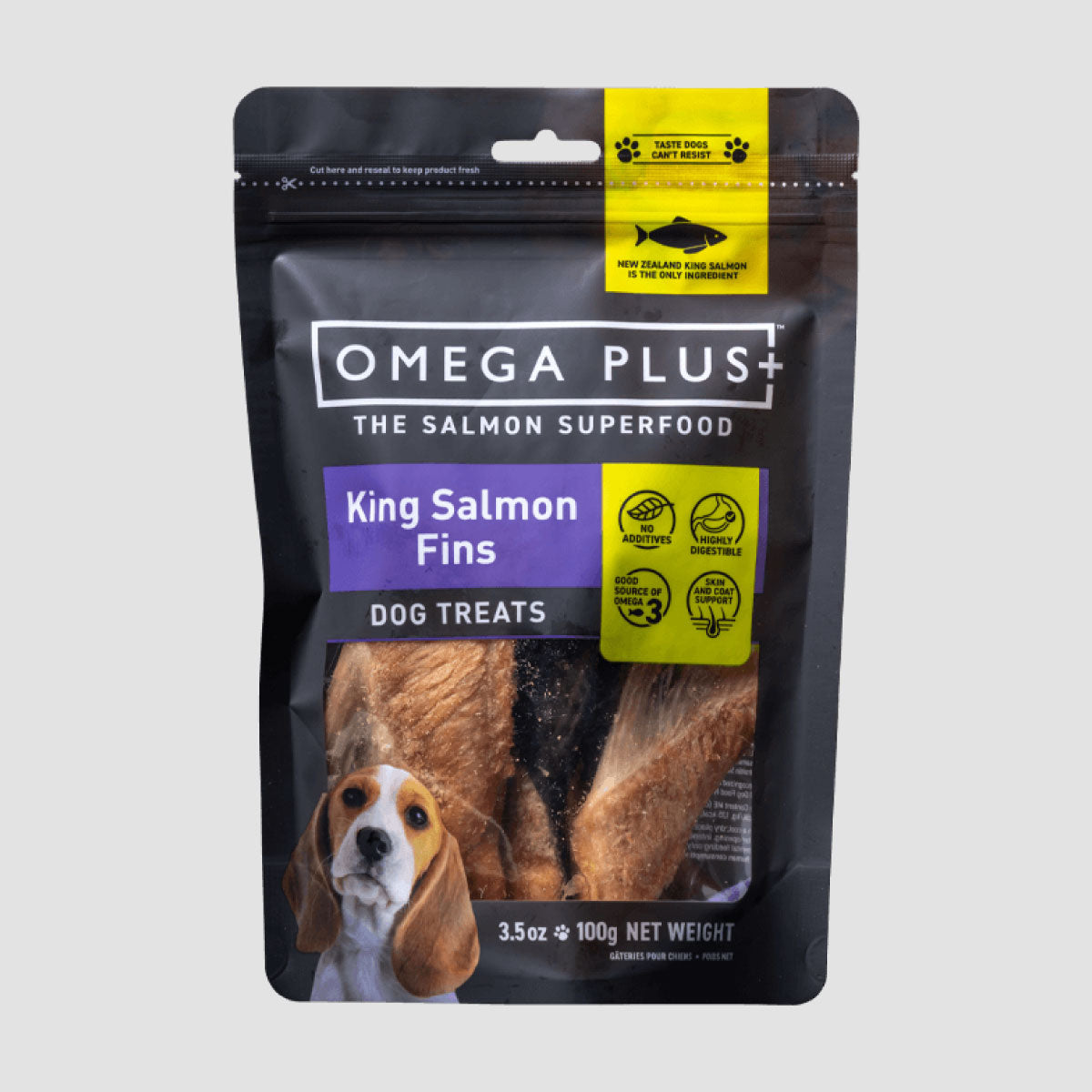 OMEGA PLUS King Salmon Fins Dog Treats