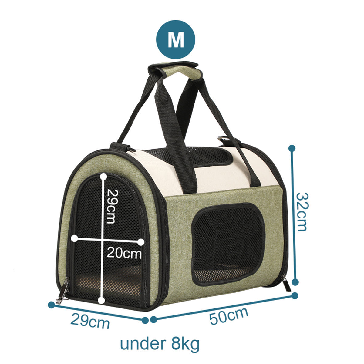 PETSFIT Soft-Sided Cat Carrier - Large Travel Bag