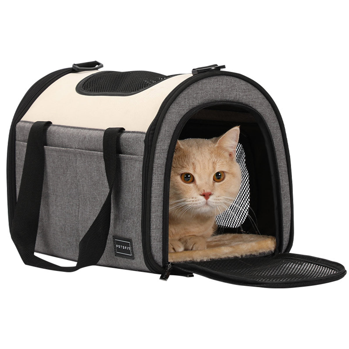 PETSFIT Soft-Sided Cat Carrier - Large Travel Bag