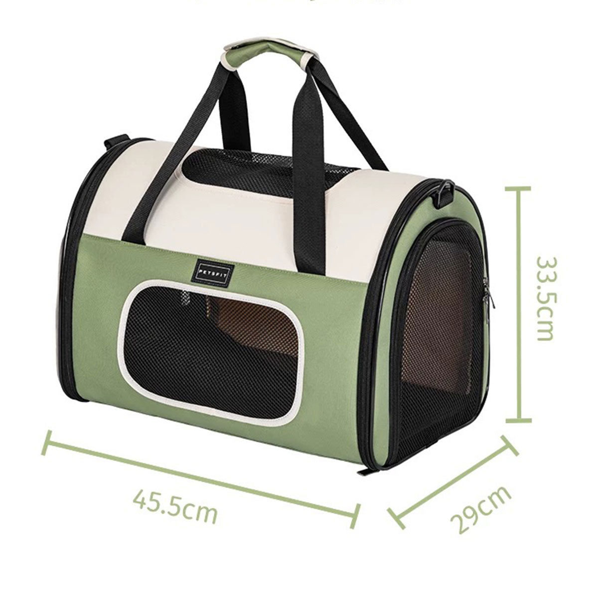 PETSFIT Ventilated Cat Carrier - Large Travel Bag