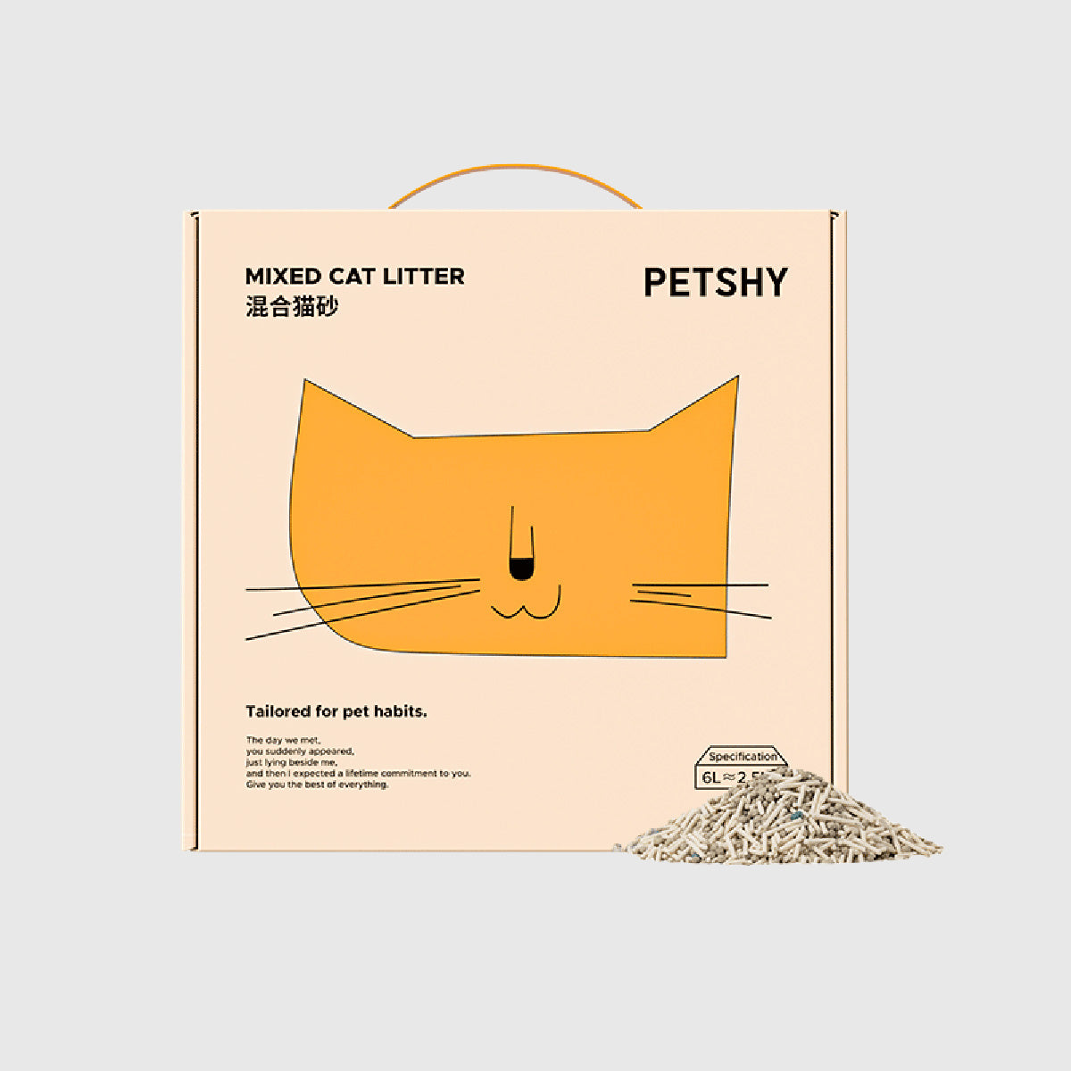 PETSHY Classic Tofu & Bentonite Mixed Cat Litter