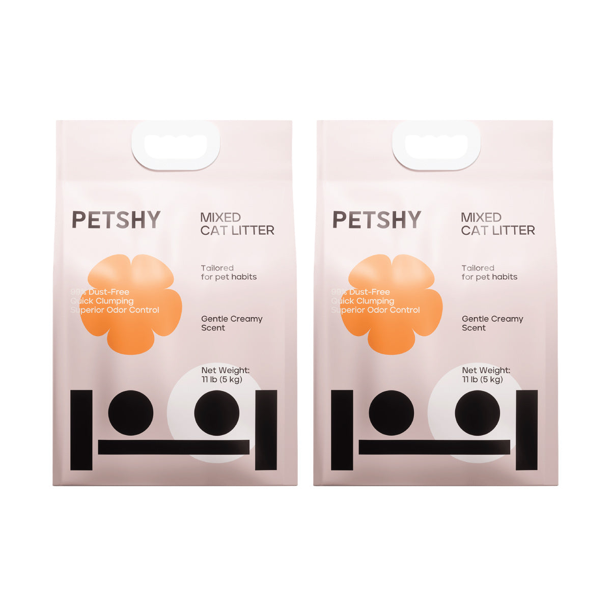 PETSHY Classic Tofu & Bentonite Mixed Cat Litter