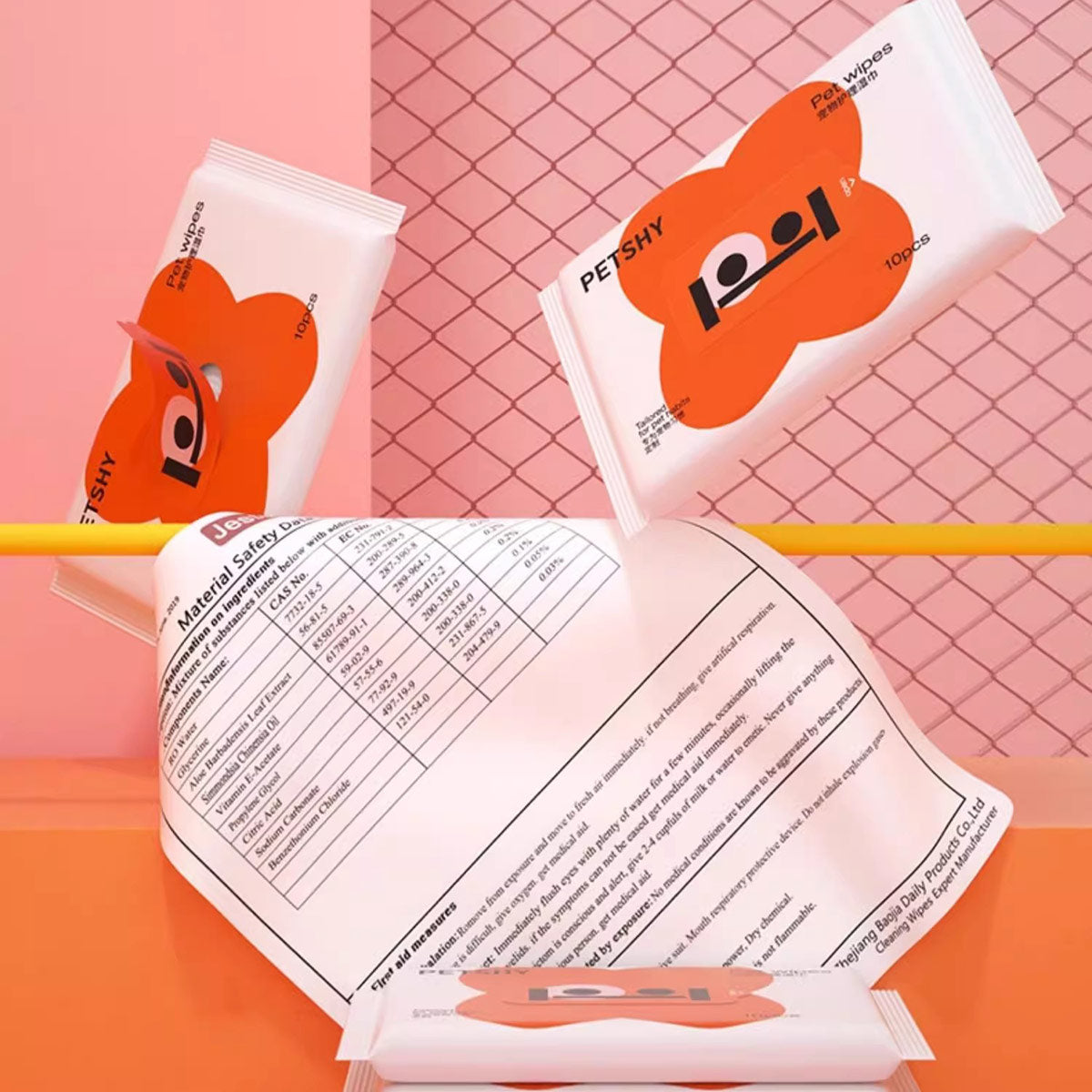 PETSHY Pet Cleaning Wipes