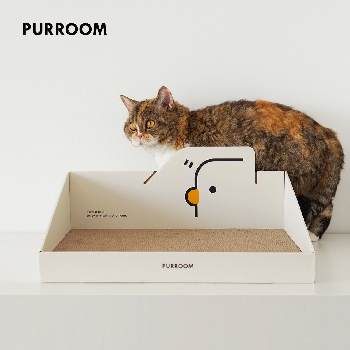 PURROOM Cat Cardboard Scratcher