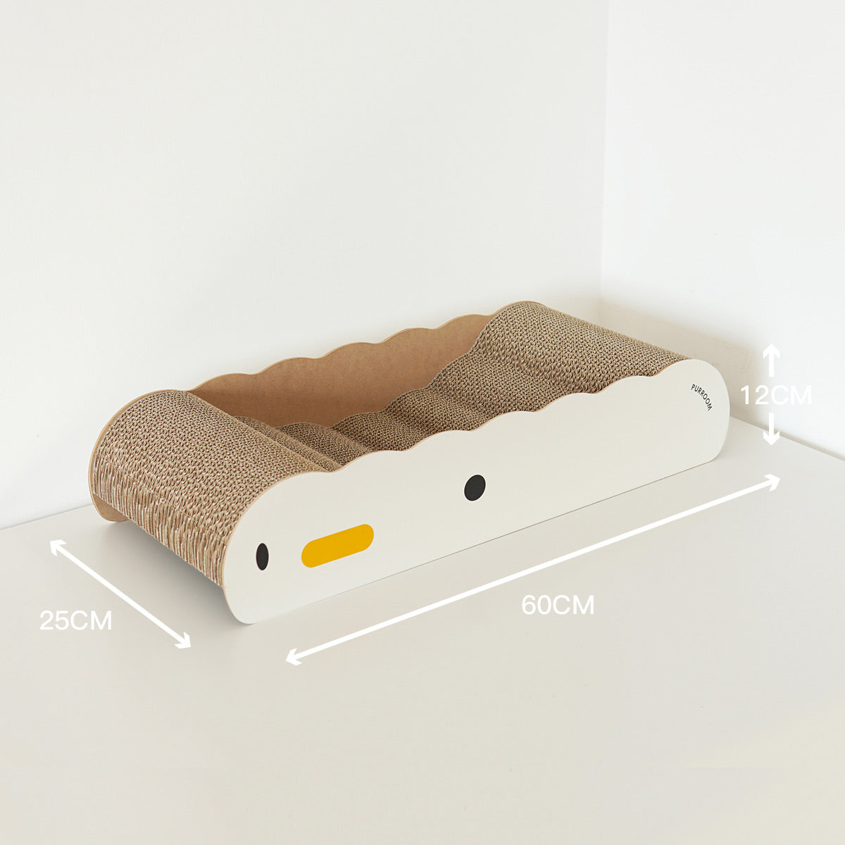 PURROOM Cat Cardboard Scratcher Wave