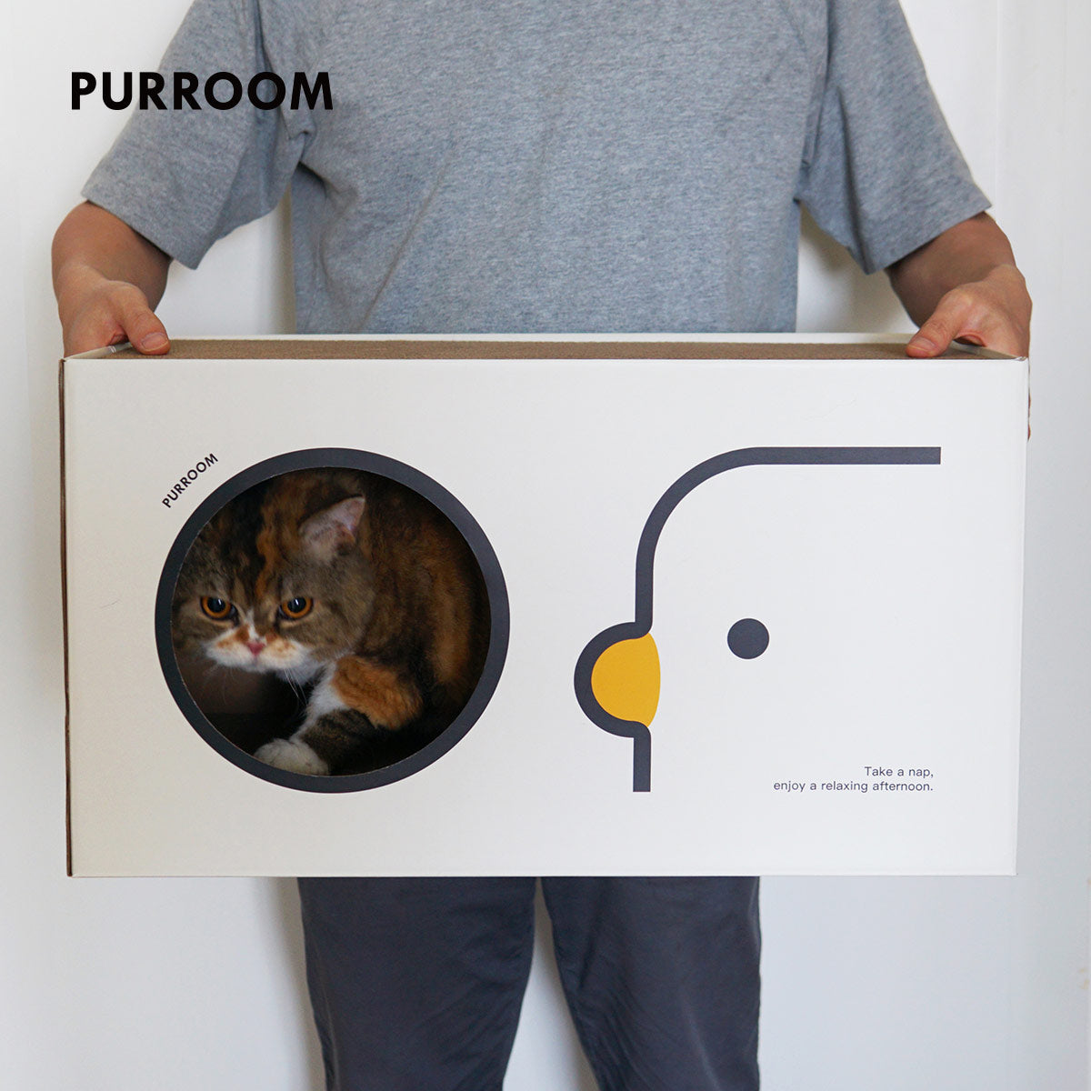 PURROOM Cat Scratching House