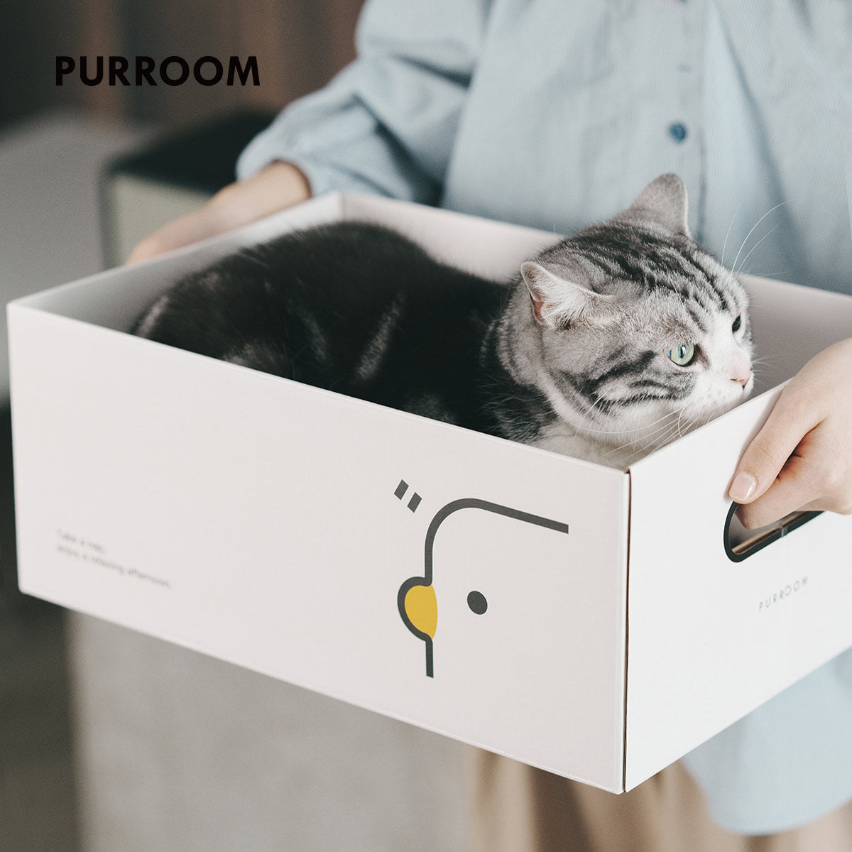 PURROOM Cat Scratcher Box