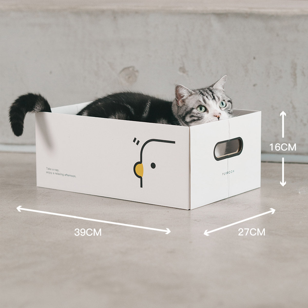 PURROOM Cat Scratcher Box