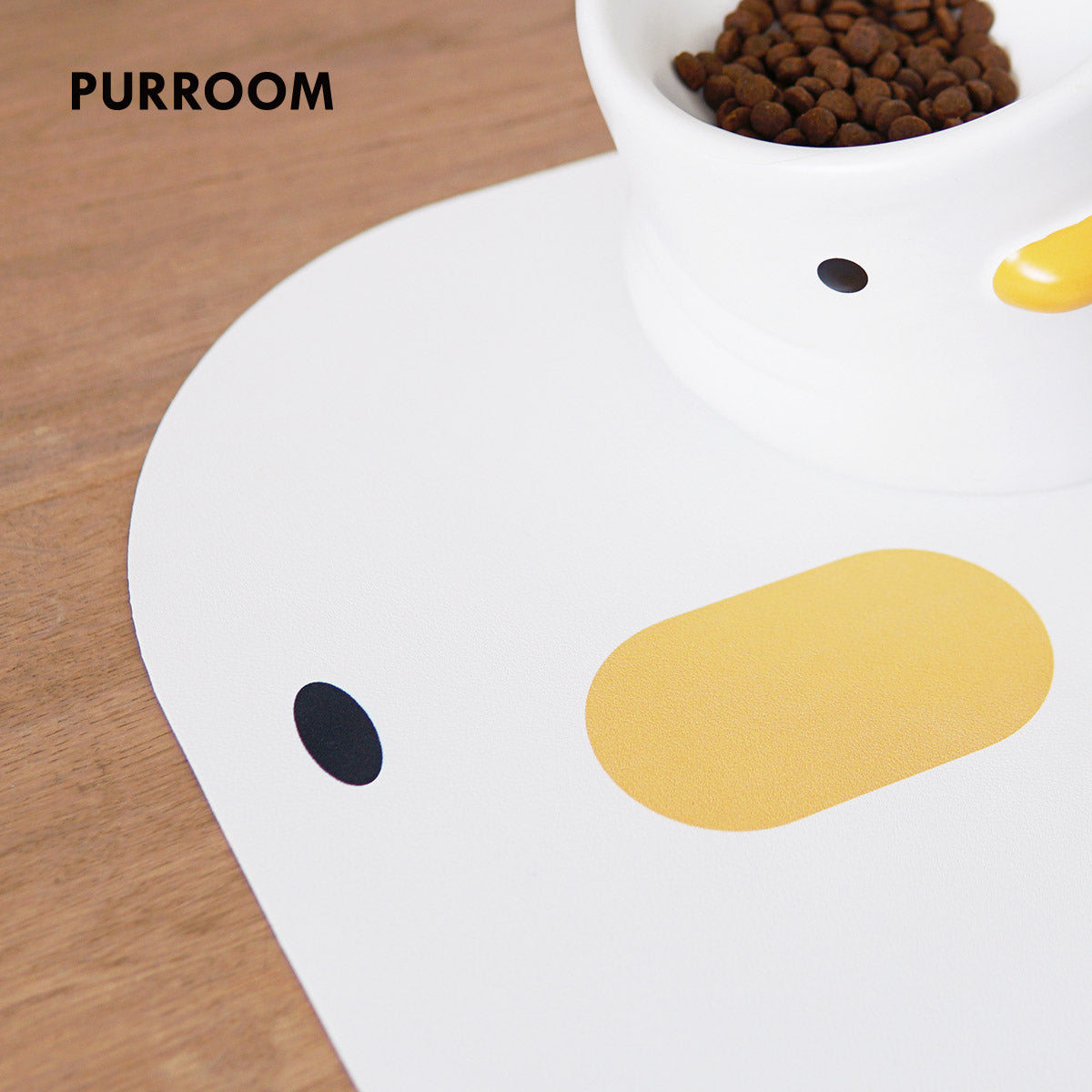 PURROOM Oval Meal Mat White