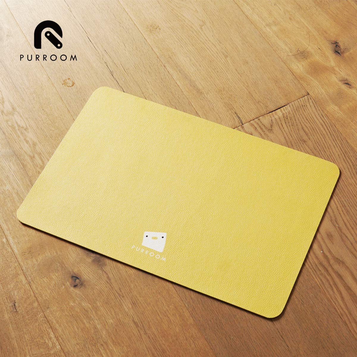 PURROOM Pet Meal Mat Yellow