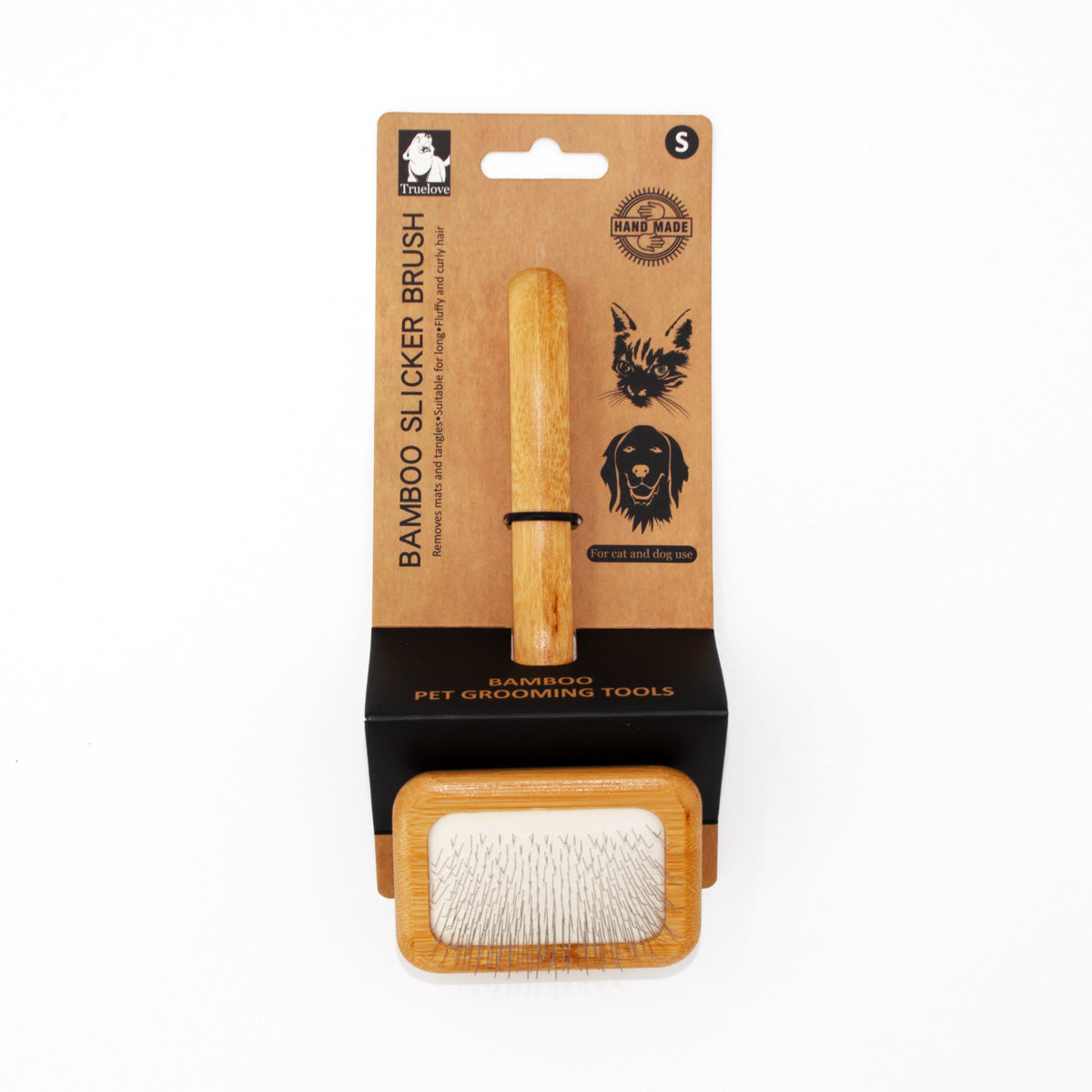 Truelove Pet Bamboo Slicker Cat & Dog Brush